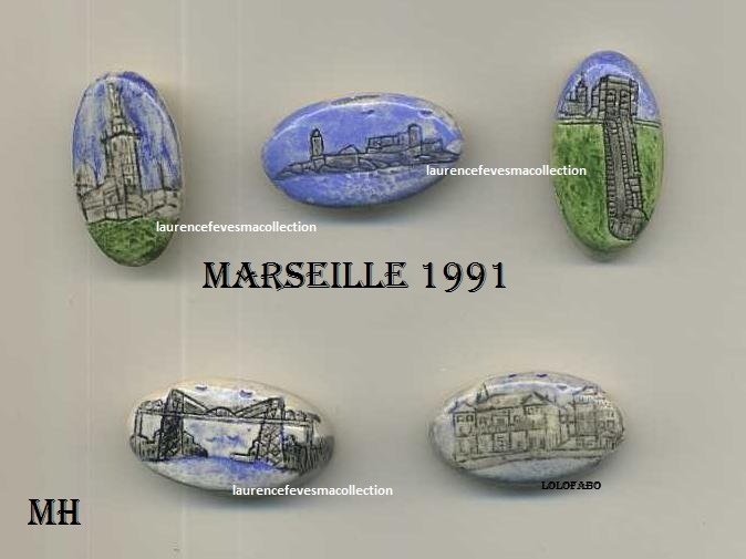 1991 mh marseille 1 medaillon 1991