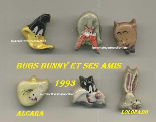 1993 alcara bd85 x bugs bunny et ses amis wb tetes aff93p1