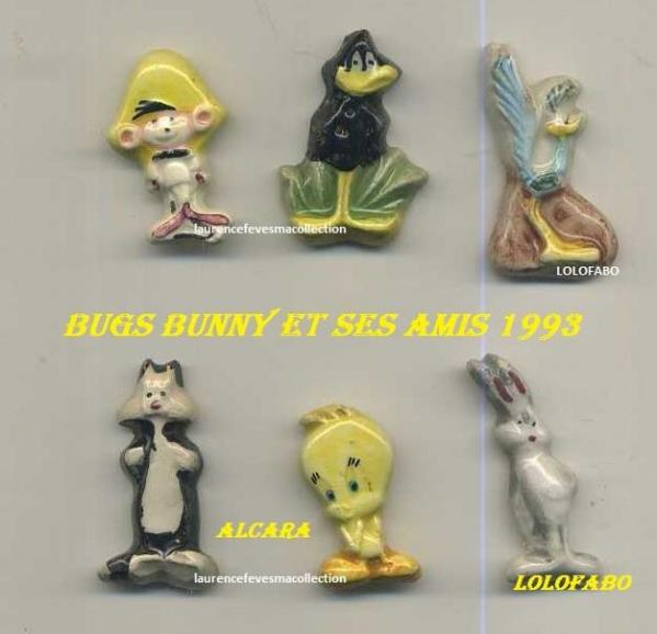 1993 alcara bd86 x bugs bunny et ses amis wb ceramique aff93p1