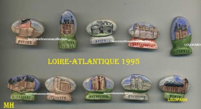 1995 mh les chateaux de loire atlantique bretagne medaillons ii mh aff95p26