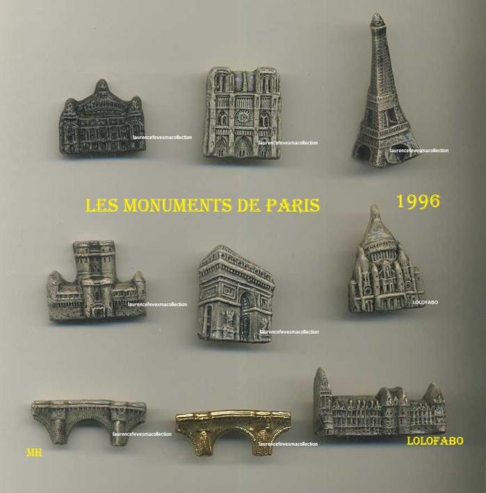 1996 mh hg384 x monuments de paris mh aff96p42 v aff01p62 1